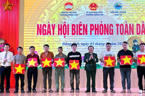 Tăng cường mối đoàn kết quân dân trên địa bàn khu vực biên giới biển