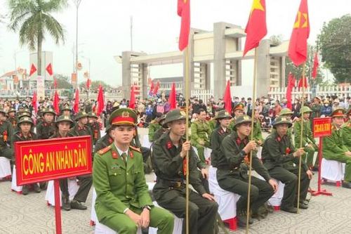 Gần 100 công dân Quảng Trị tốt nghiệp đại học, cao đẳng thực hiện nghĩa vụ tham gia Công an nhân dân