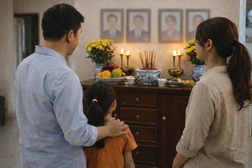 Nỗi niềm con gái không có chỗ thờ cha mẹ ruột trong nhà