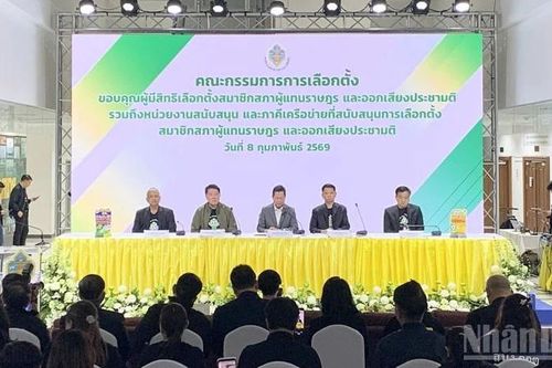 Thái Lan chuẩn bị hoàn tất danh sách Hạ viện