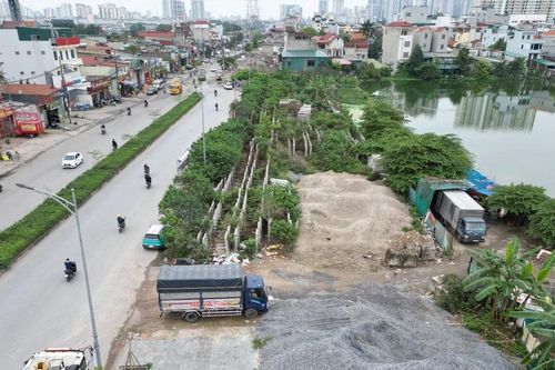 Dự án mở rộng đường Tam Trinh nguy cơ vỡ tiến độ