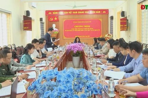 Đoàn công tác số 3 của Ủy ban Bầu cử tỉnh kiểm tra công tác bầu cử tại xã Quài Tở