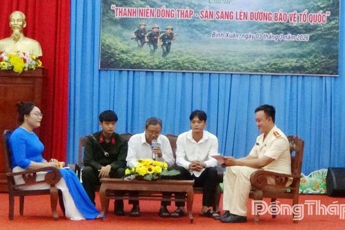 Phường Bình Xuân tổ chức Đêm hội trại tòng quân năm 2026
