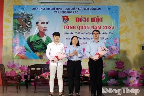 Xã Lương Hòa Lạc tổ chức Ngày hội Tòng quân năm 2026