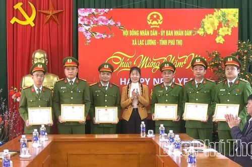 Công an xã Lạc Lương làm rõ 2 vụ việc trong thời gian ngắn