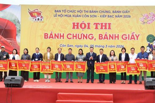 Hải Phòng: Hội thi bánh chưng, bánh giầy thu hút 16 đội tham gia tại Lễ hội mùa Xuân Côn Sơn – Kiếp Bạc 2026