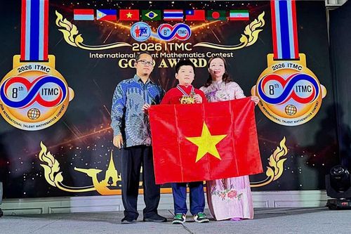 Học sinh MAY Academy xuất sắc giành Huy chương Vàng Toán Quốc tế ITMC 2026