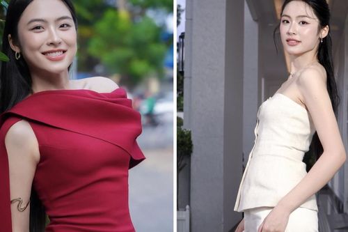 Á hậu quê Hải Phòng tăng 6 kg, vóc dáng 'mình hạc xương mai' thay đổi thế nào?