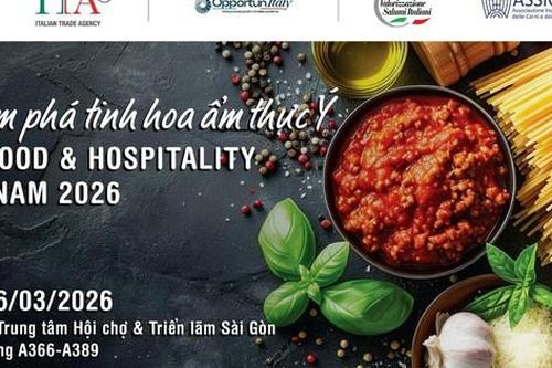 Hương vị Ý đặc sắc tại triển lãm Food & Hospitality Vietnam 2026