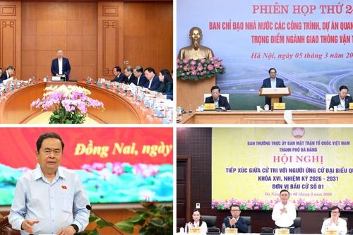 Tin nổi bật ngày 5/3: Tổng Bí thư chủ trì làm việc với Ban Tổ chức Trung ương; Giá dầu hỏa vượt mốc 26.600 đồng/lít