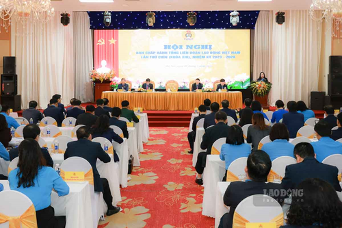 Đồng chí Nguyễn Anh Tuấn giữ chức Chủ tịch Tổng Liên đoàn Lao động Việt Nam nhiệm kỳ 2023-2028