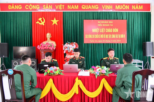 Sư đoàn 324 (Quân khu 4) tiếp nhận chiến sĩ mới tận tình chu đáo, an toàn