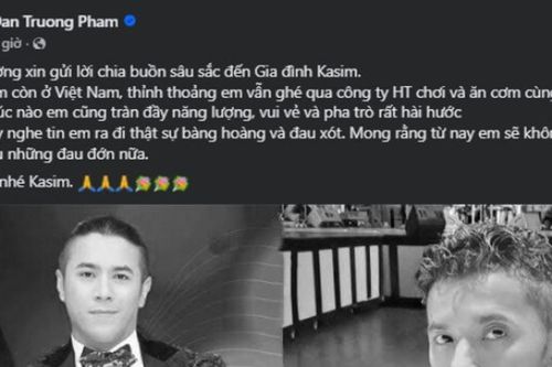 Ca sĩ Kasim Hoàng Vũ qua đời tại Mỹ ở tuổi 46 sau thời gian bạo bệnh