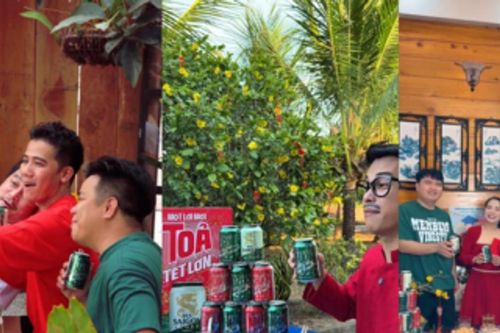Dàn KOL đồng loạt tham gia, thử thách nào của Bia Saigon đã chiếm sóng mạng xã hội mùa Tết vừa qua?