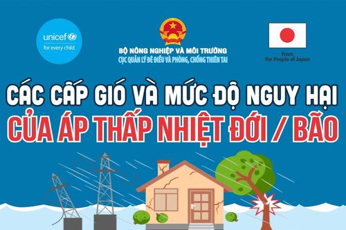 Các cấp gió và mức độ nguy hại của áp thấp nhiệt đới/bão