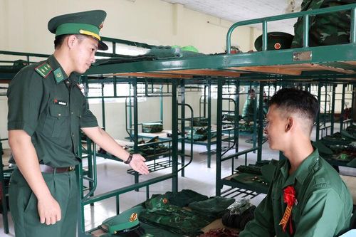 Bộ đội biên phòng tỉnh An Giang tiếp nhận chiến sĩ mới năm 2026