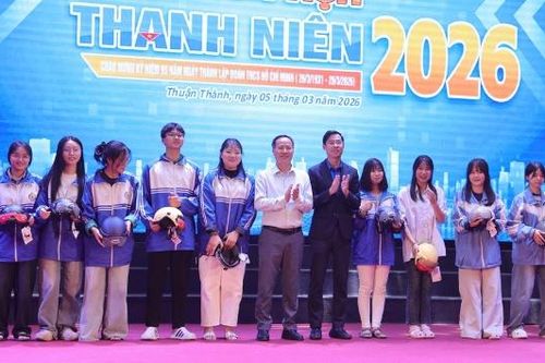 Sôi nổi chương trình 'Điểm hẹn thanh niên' tại phường Thuận Thành