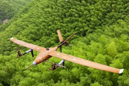 Máy bay không người lái đầu tiên trên thế giới được sản xuất từ tre