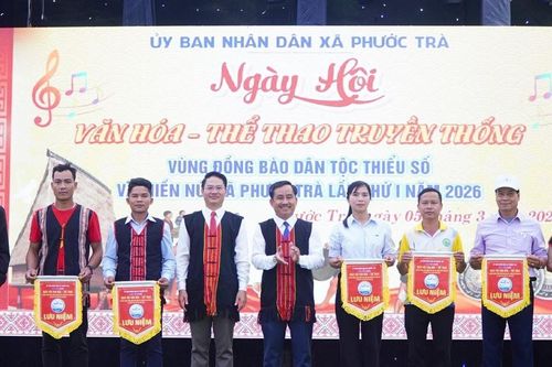 Khai mạc ngày hội Văn hóa - Thể thao truyền thống vùng đồng bào dân tộc thiểu số xã Phước Trà