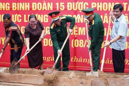 Đoàn Kinh tế - Quốc phòng 74 xây dựng 'Nhà đồng đội' cho người lao động khó khăn