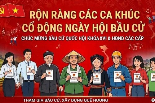 Rộn ràng các ca khúc phục vụ ngày hội bầu cử