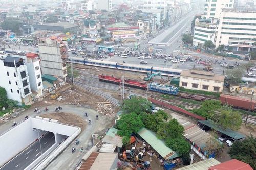 Hầm chui Vành đai 2,5 nút giao Giải Phóng: Hoàn thiện toàn bộ hạ tầng trong tháng 3
