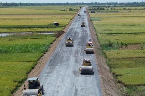 Đường ven sông Tiền vượt tiến độ, thông xe dịp 30/4