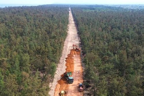 Quảng Ngãi tăng tốc thi công nối dài đường ven biển
