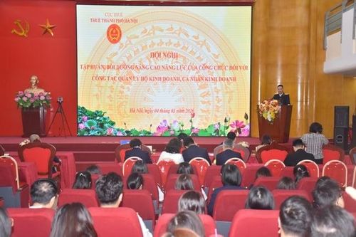 Thuế Hà Nội nâng cao năng lực cho công chức quản lý thuế hộ, cá nhân kinh doanh