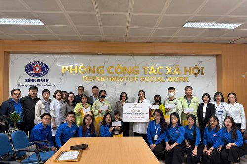 Thanh tra NHNN chung tay chia sẻ với các bệnh nhân nhi có hoàn cảnh khó khăn tại Bệnh viện K cơ sở 3