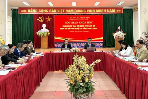 Hội thảo khoa học đánh giá dự thảo nội dung cuốn Lịch sử Khoa học và Công nghệ Cao Bằng (1959 - 2025)