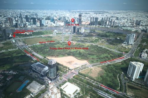 Cận cảnh vị trí sắp xây trung tâm hành chính mới của TP.HCM