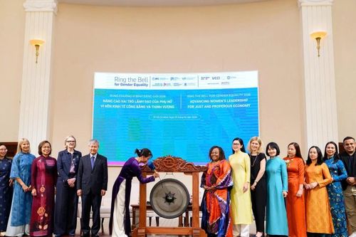 'Rung chuông vì Bình đẳng giới' 2026 tại HoSE nhấn mạnh tăng cường quyền năng kinh tế cho phụ nữ