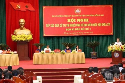 Trưởng Ban Nội chính Trung ương tiếp xúc cử tri tại Đồng Nai