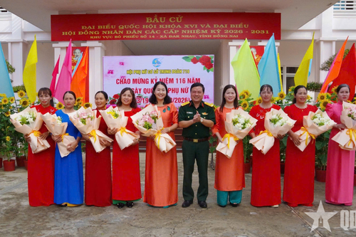 Trung đoàn 719 (Binh đoàn 16) tổ chức nhiều hoạt động chào mừng ngày 8-3