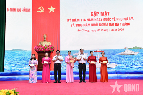 Vùng 5 Hải quân sôi nổi các hoạt động chào mừng Ngày Quốc tế Phụ nữ