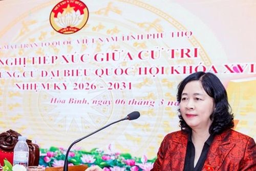 Bà Bùi Thị Minh Hoài nhấn mạnh quan điểm 'dân là gốc'