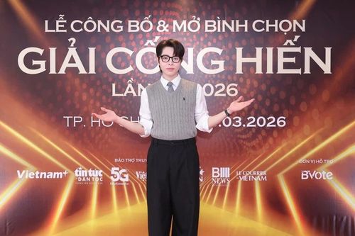 Đức Phúc ứng cử hạng mục tự đề xuất 'Thành tựu quốc tế' tại Giải Cống hiến 2026