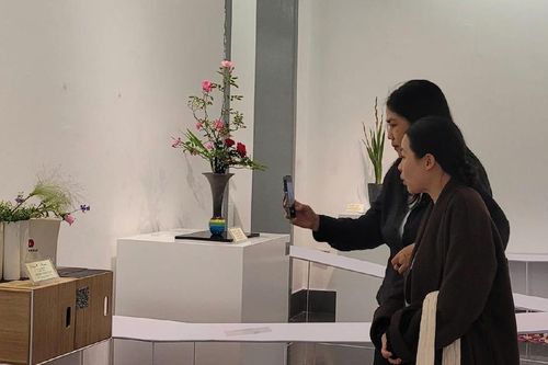 Khai mạc triển lãm hoa đạo Nhật Bản tại Bảo tàng Mỹ thuật