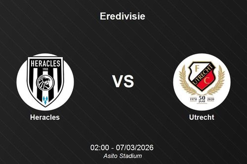 Nhận định Heracles vs Utrecht - Eredivisie: Thử thách cực đại cho đội cuối bảng