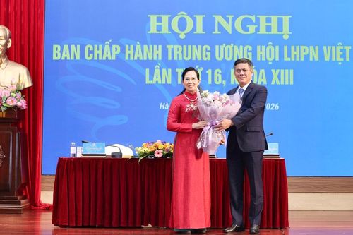 Bà Lê Thị Thủy được bầu làm Chủ tịch Hội Liên hiệp Phụ nữ Việt Nam