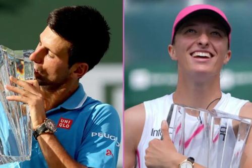 Djokovic và Swiatek đứng trước cơ hội lập kỷ lục lịch sử tại Indian Wells 2026