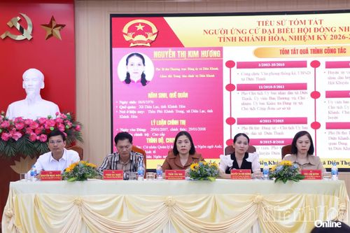 Ứng cử viên đại biểu HĐND tỉnh nhiệm kỳ 2026 - 2031 tiếp xúc cử tri xã Diên Lạc