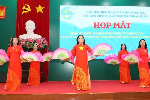 Hội Liên hiệp Phụ nữ phường Phan Rang họp mặt kỷ niệm Ngày Quốc tế Phụ nữ