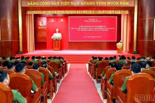 Lào Cai: Tập huấn nghiệp vụ xây dựng xã, phường không ma túy