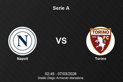 Nhận định Napoli vs Torino - Serie A: Thử thách tại Stadio Diego Armando Maradona