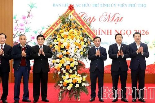 Ban liên lạc hưu trí Tỉnh ủy viên Phú Thọ gặp mặt đầu Xuân Bính Ngọ