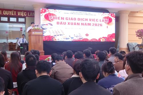 22 doanh nghiệp tham gia tuyển dụng tại phiên giao dịch việc làm đầu xuân 2026
