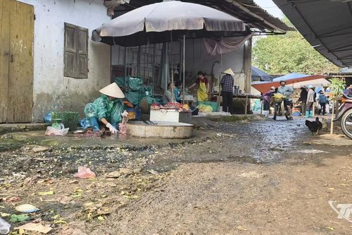 Cần sớm khắc phục ô nhiễm môi trường tại chợ Cầu