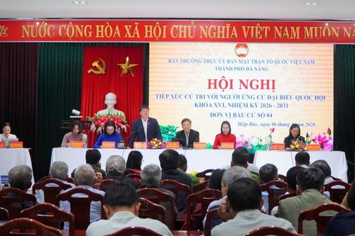 Đà Nẵng: Các ứng cử viên đại biểu Quốc hội khóa XVI tiếp xúc cử tri tại Đơn vị bầu cử số 4